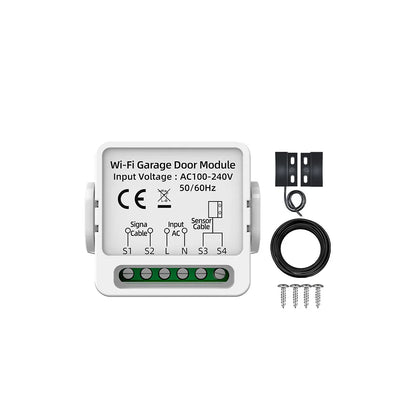 Smart WIFI Garage Door Opener DC5V Mobile Phone Remote Tuya Smart Life App Controller Support Alexa Google Assistant No need Hub